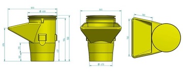 PREMIUM ZSYP budowlany do gruzu ZSYPY 600cm + Konstrukcja ULTRA wytrzymałę