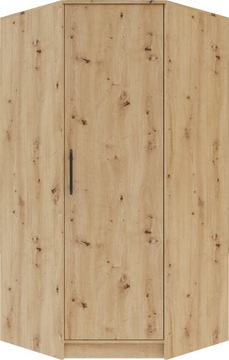 Narożna szafa do przedpokoju salonu garderoby z półkami SMART SR4 ARTISAN
