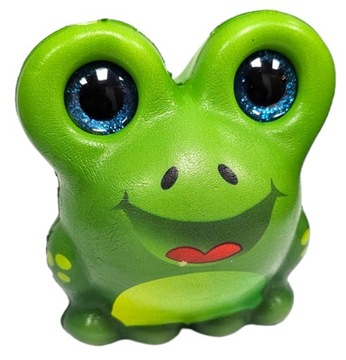 SQUISHY GNIOTEK ANTYSTRESOWY ŻABA kolory miękki do ściskania duże oczy