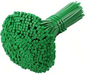 OPASKI ZACISKOWE TRYTKI ZIELONE 4,8x400mm 100szt