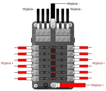 РОЗЕТКА ПРЕДОХРАНИТЕЛЕЙ 12 UNI VAL LED FB12