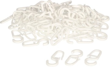 КРЮК БЕЗОПАСНЫЙ КРЮЧОК ПЛАСТИКОВЫЙ 100 ШТ. ДЛЯ КАРИН