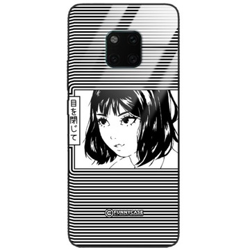 Etui SZKLANE Do HUAWEI MATE 20 PRO Obudowa Case Anime Japońskie Top Wzory