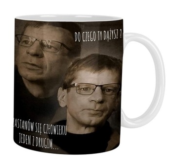 ŚMIESZNY KUBEK Z NADRUKIEM KONONOWICZ MAJOR WZORY