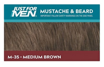 Обезжириватель для краски для бороды Just For Men M35 Коричневый Средне-коричневый + аппликатор