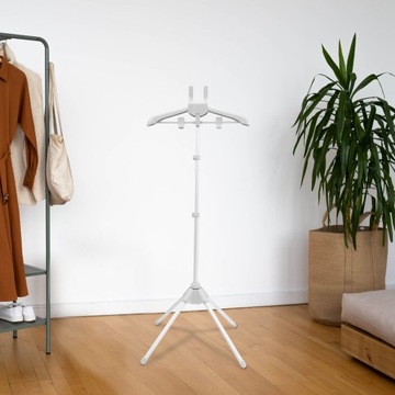 ТЕЛЕСКОПИЧЕСКАЯ СКЛАДНАЯ ВЕШАЛКА ДЛЯ ОДЕЖДЫ ДЛЯ ГЛАЖЕНИЯ С ПАРОМ