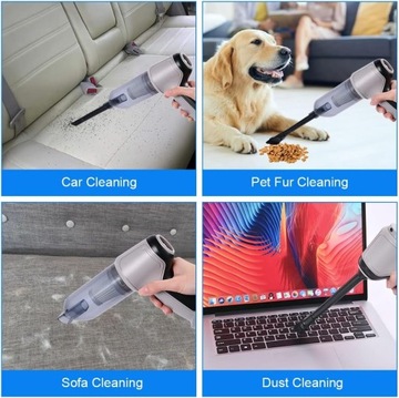 БЕСПРОВОДНОЙ МАЛЕНЬКИЙ МИНИ-РУЧНОЙ ПЫЛЕСОС ДЛЯ АВТОМОБИЛЯ, ДОМАШНЕГО ОФИСА, МОЩНЫЙ