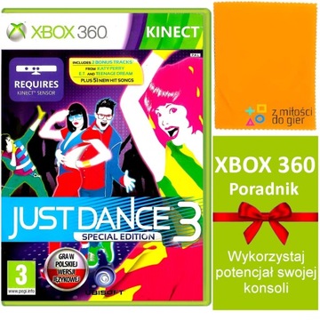 gra na XBOX 360 JUST DANCE 3 SPECIAL EDITION Po Polsku PL Po Prostu TAŃCZ