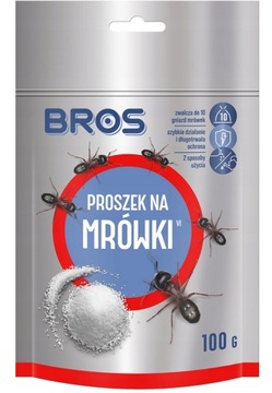 BROS Proszek na mrówki Trutka Preparat likwiduje gniazda (doypack) 100g