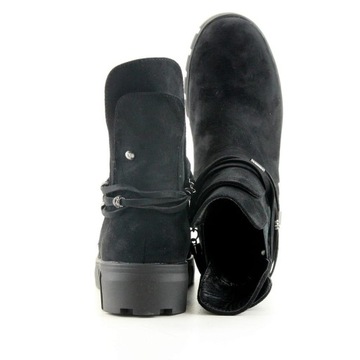 iSHOES WORKER ANKLES VINCEZA 10761 ЧЕРНАЯ ЗАМША 38