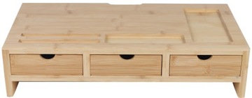 Подставка для монитора с 3 ящиками