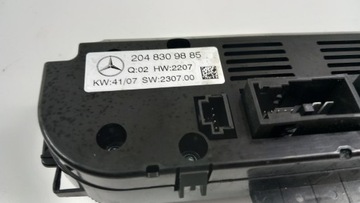 MERCEDES W204 PANEL VENTILACE KLIMATIZACE A2048309885