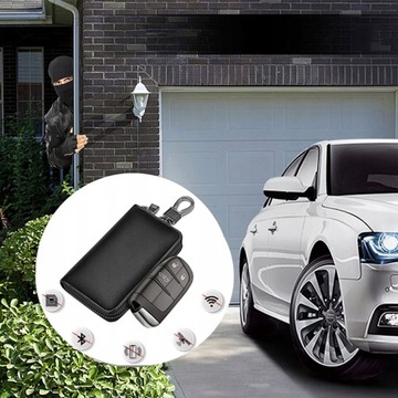 ЧЕХОЛ ДЛЯ АВТОМОБИЛЬНЫХ КЛЮЧЕЙ RFID-БЛОКИРОВКА ЗАЩИТА КОРОБКИ
