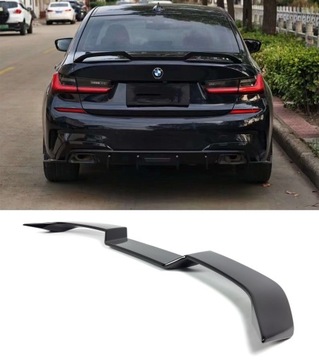 Spoiler Lotka Klapy BMW G20 G80 V Style Czarny Połysk
