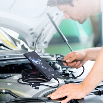 ЭНДОСКОПНАЯ МАСТЕРСКАЯ ИНСПЕКЦИОННАЯ КАМЕРА ANDROID iOS 5 м 1920P HD 8 светодиодов 7,9 мм