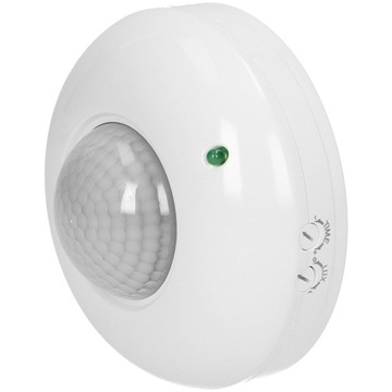 CZUJNIK RUCHU SUFITOWY NATYNKOWY ŚCIENNY PIR LED SENSOR CZUJKA PIR 360°