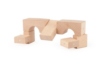 Деревянные магнитные блоки Kooglo Polskie 50 шт.