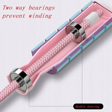 Регулируемая скакалка для использования в помещении.