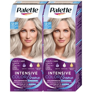 Palette Farba do włosów 12-21 Popielaty Blond x 2