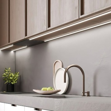 Алюминиевый профиль 2м светодиодная лента 8мм опаловый абажур