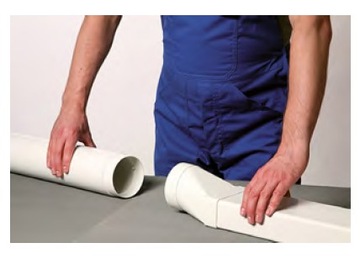 МНОГОДИАМЕТРНЫЙ, МНОГОСТУПЕНЧАТЫЙ РЕДУКЦИЯ ДЛЯ КРУГЛЫХ ВОЗДУХОВ 150-80 ММ VENTS