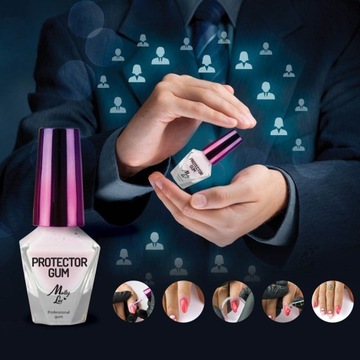 Molly Lac Protector Gum 10 мл защитная резинка для кутикулы