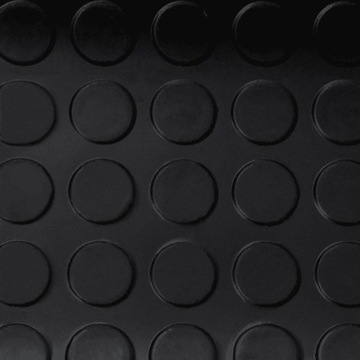 vidaXL Gumowa mata podłogowa antypoślizgowa w kropki, 5 x 1 m