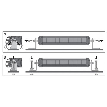 LIGHTBAR FX250-SP дальний свет 9x40x8 ECE OSRAM