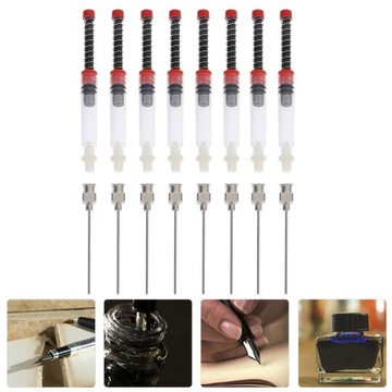 Перьевая ручка, калибры, чернила для инструментов, 8 шт.