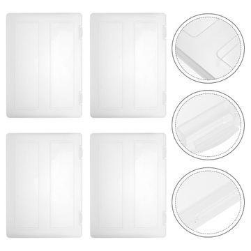 4 przezroczyste pudełko do przechowywania papieru A4