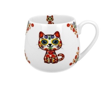 Кружка-бочка Кот Этно w152p чашка