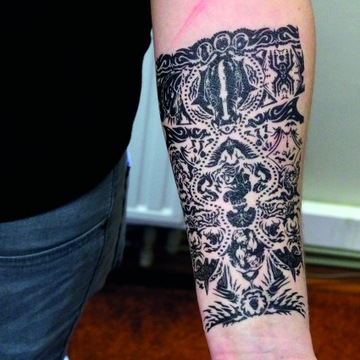 Смываемая татуировка на коже – ваш собственный дизайн! формат А4