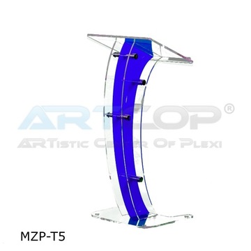 Mównica mobilna wodoodporna LEKKA MZP-T5 noga KOLOR