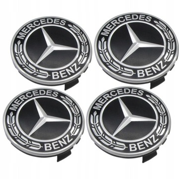 DEKLE DEKIELKI KAPSLE DO FELG 75mm MERCEDES