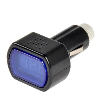 Вольтметр и тестер напряжения аккумулятора 12 В или 24 В.