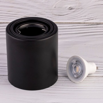 Накладной светильник ГАЛОГЕННАЯ ТРУБА 10см + LED GU10 5Вт