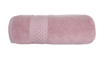 Miękki ręcznik różowy 70x140, baw. 100%, gram. 550gsm