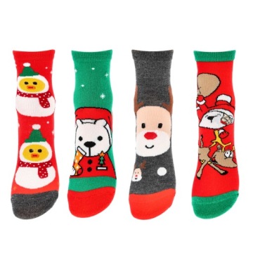 ДЕТСКИЕ РОЖДЕСТВЕНСКИЕ НОСКИ В ПОДАРОК 4 ПАРЫ