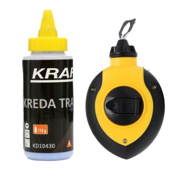 KD10430 Sznurek sznurek traserski 30M + kreda niebieska 113g