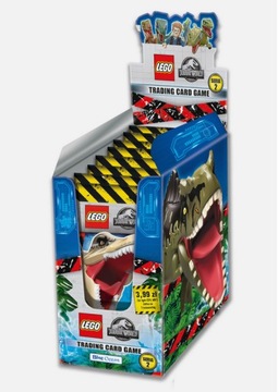 LEGO JURASSIC WORLD KARTY TCG 10 saszetek - 50 kart - ninjago