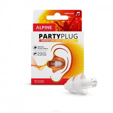 Alpine zatyczki Party Plug PartyPlug przezroczyste