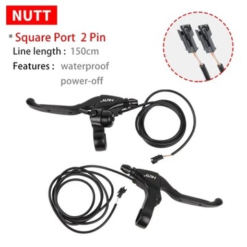 NUTT Bicycle Brake Handle Electric Scooter Bike Brake Lever With Bell Power