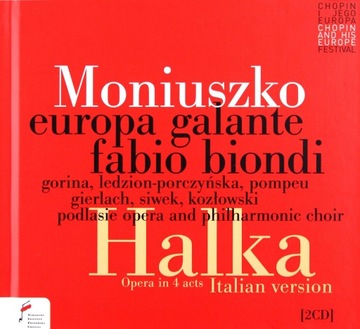 CD Moniuszko. Halka (italian version) Europa Galante / Biondi