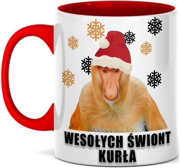 Kubek z Januszem Nosaczem ŚWIĄTECZNY JANUSZ beka