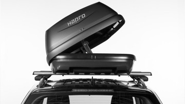 Бокс HAPRO Carver 550 на крышу, черный матовый