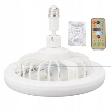 ŻYRANDOL LED WENTYLATOR SUFITOWY BIAŁY 30W PILOT