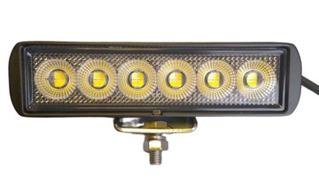 LAMPA ROBOCZA LEDOWA 24 LED DIODY OSRAM ROZPRASZAJĄCA 12-24V PROSTOKĄTNA