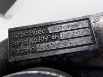 CHRYSLER VOYAGER IV CHEROKEE 2.8 CRD TURBO TURBÍNA 35242095G