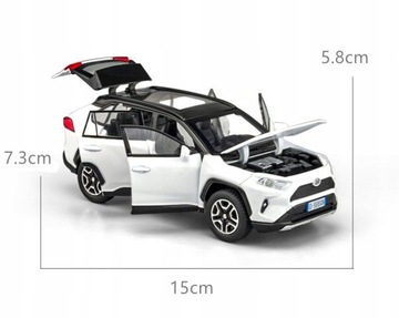 1:32 Toyota RAV4 SUV Легкосплавный автомобиль Детские игрушки