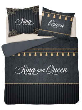 POŚCIEL BAWEŁNA 160x200 KING & QUEEN 3601A